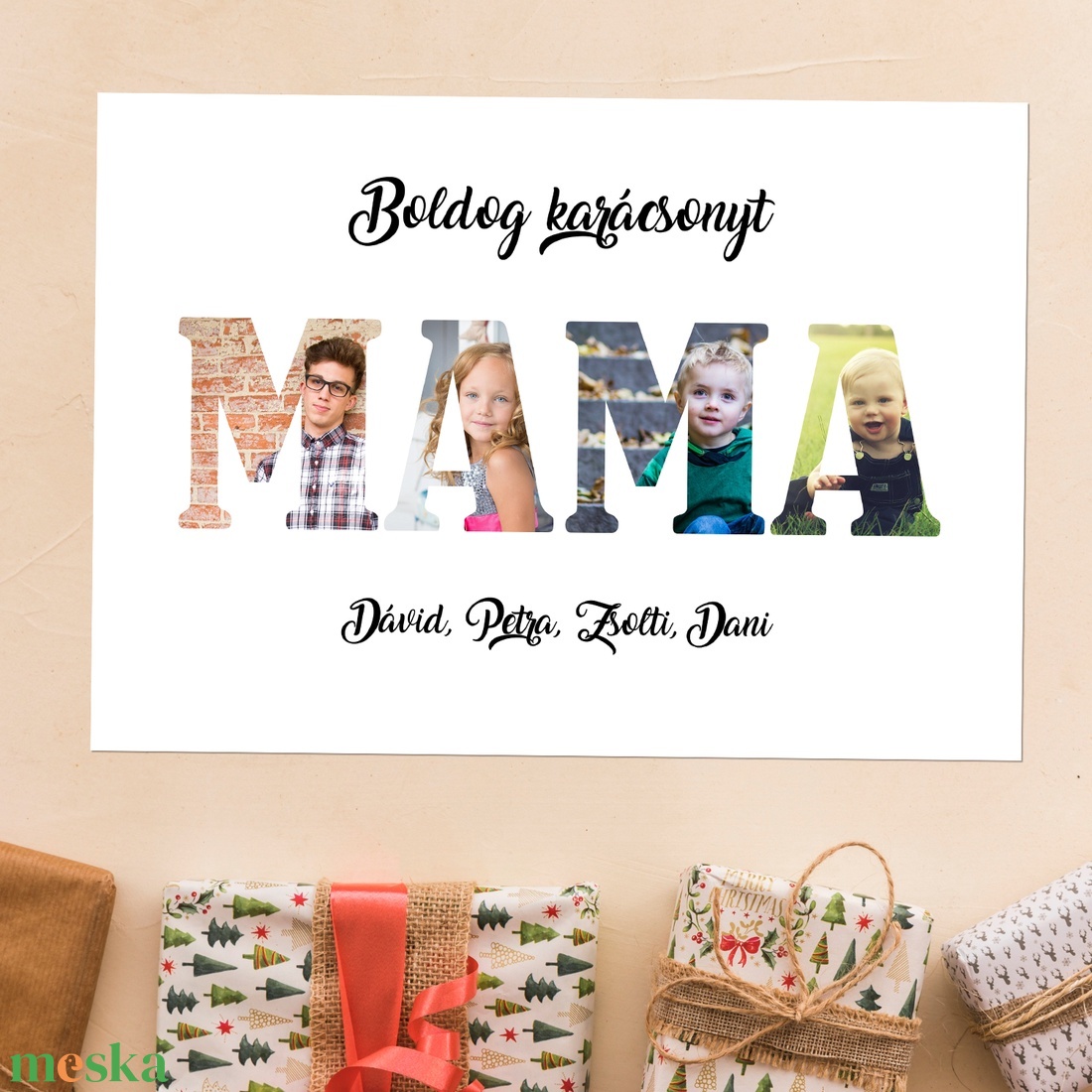 Boldog karácsonyt MAMA! Szerkeszthető ajándék mamának, grafika saját fotókkal (digitálisan, fotópapíron vagy keretezve) - karácsony - karácsonyi ajándékozás - karácsonyi képeslap, üdvözlőlap, ajándékkísérő - Meska.hu Boldog karácsonyt MAMA! Szerkeszthető ajándék mamának, grafika saját fotókkal (digitálisan, fotópapíron vagy keretezve) - karácsony - karácsonyi ajándékozás - karácsonyi képeslap, üdvözlőlap, ajándékkísérő - Meska.hu