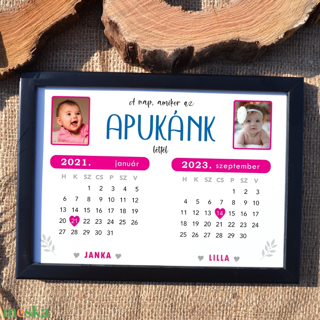 A nap, amikor az APUKÁNK lettél! - Szerkeszthető apák napi naptár grafika két gyerekkel - digitális,fotópapíron,keretben - művészet - grafika & illusztráció - digitális - Meska.hu A nap, amikor az APUKÁNK lettél! - Szerkeszthető apák napi naptár grafika két gyerekkel - digitális,fotópapíron,keretben - művészet - grafika & illusztráció - digitális - Meska.hu
