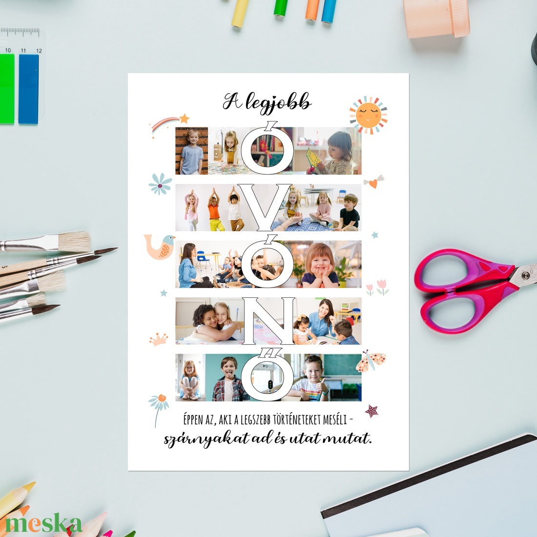 Fotókollázs a legjobb óvónőnek! 10 db fényképpel, egyedi felirattal - színes vagy fekete-fehér grafika, print - otthon & életmód - dekoráció - dísztárgy - Meska.hu Fotókollázs a legjobb óvónőnek! 10 db fényképpel, egyedi felirattal - színes vagy fekete-fehér grafika, print - otthon & életmód - dekoráció - dísztárgy - Meska.hu