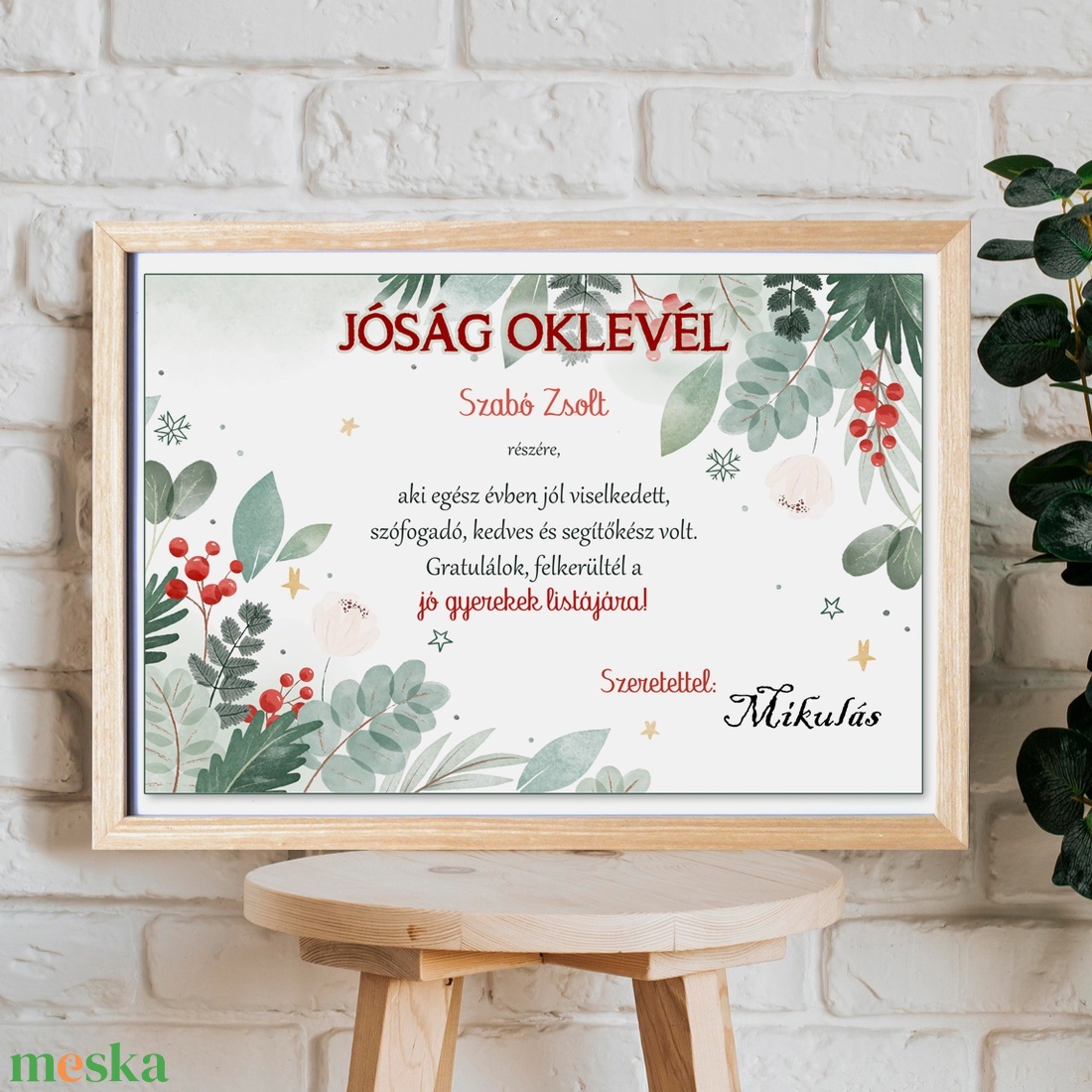 Különleges oklevél a Mikulástól - névre szólóan (digitális kép vagy fotópapírra nyomtatva, vagy keretezve) - karácsony - mikulás - mikulás ajándékok - Meska.hu Különleges oklevél a Mikulástól - névre szólóan (digitális kép vagy fotópapírra nyomtatva, vagy keretezve) - karácsony - mikulás - mikulás ajándékok - Meska.hu
