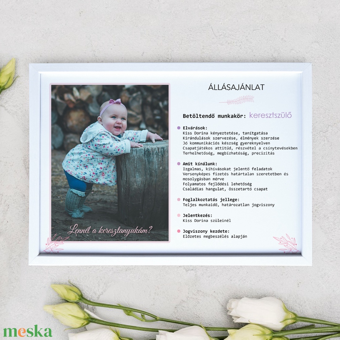 Keresztszülő felkérő grafika, különleges állásajánlat szöveggel (digitálisan vagy fotópapíron, keretezve) - művészet - grafika & illusztráció - digitális - Meska.hu Keresztszülő felkérő grafika, különleges állásajánlat szöveggel (digitálisan vagy fotópapíron, keretezve) - művészet - grafika & illusztráció - digitális - Meska.hu