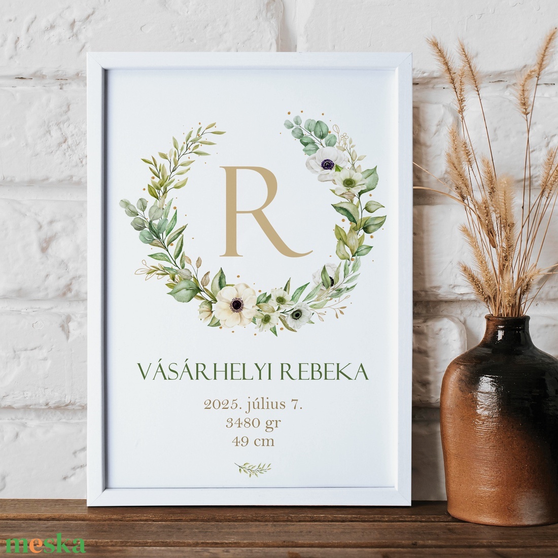Baba születési adatok kezdőbetűvel - dekor kép A/4-es méretben (digitálisan vagy fotópapírra nyomtatva, keretezve) - otthon & életmód - babaszoba, gyerekszoba - gyerek névtábla - Meska.hu Baba születési adatok kezdőbetűvel - dekor kép A/4-es méretben (digitálisan vagy fotópapírra nyomtatva, keretezve) - otthon & életmód - babaszoba, gyerekszoba - gyerek névtábla - Meska.hu