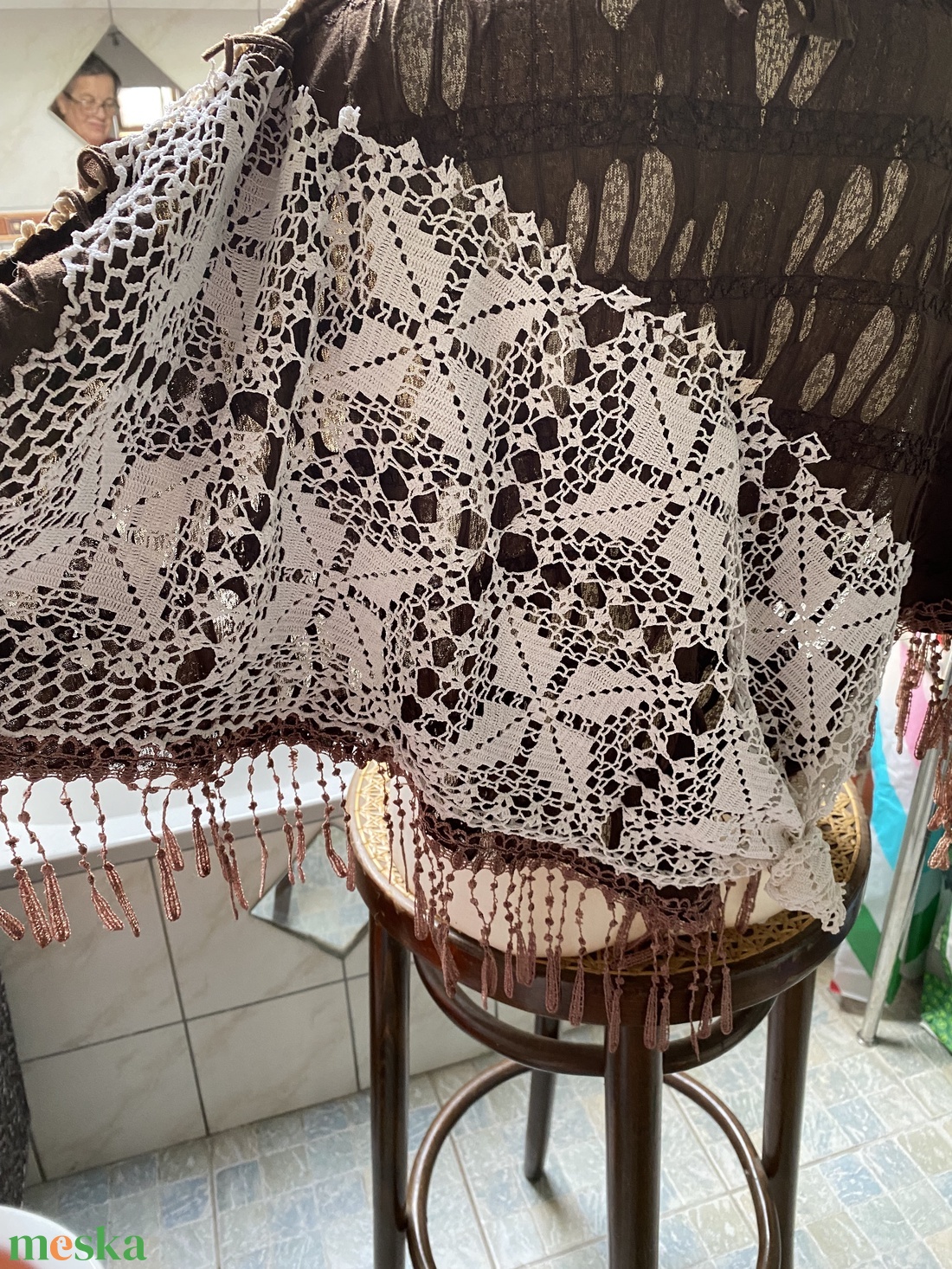 Különleges csipkebetétes vállkendő/ poncho - ruha & divat - női ruha - poncsó - Meska.hu Különleges csipkebetétes vállkendő/ poncho - ruha & divat - női ruha - poncsó - Meska.hu