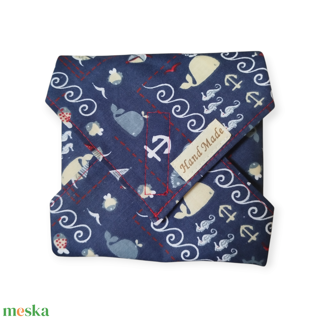 Újraszalvéta - táska & tok - uzsonna- & ebéd tartó - szendvics csomagoló - Meska.hu