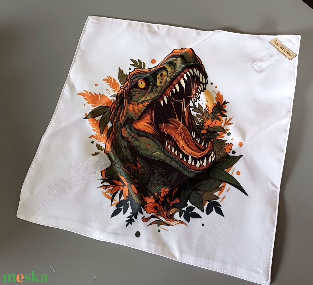 Egyedi-nyomtatott újraszalvéta, uzsonnacsamogoló, nylon zacskó helyettesítő Stitch, Dinoszaurusz - T-rex, Grogu - táska & tok - uzsonna- & ebéd tartó - szendvics csomagoló - Meska.hu