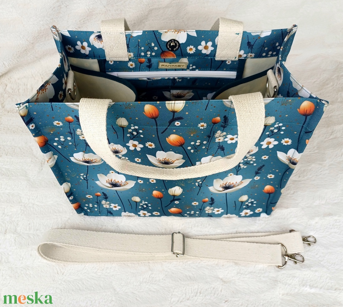 Shopper, bevásárló, válltáska - táska & tok - kézitáska & válltáska - kézitáska - Meska.hu