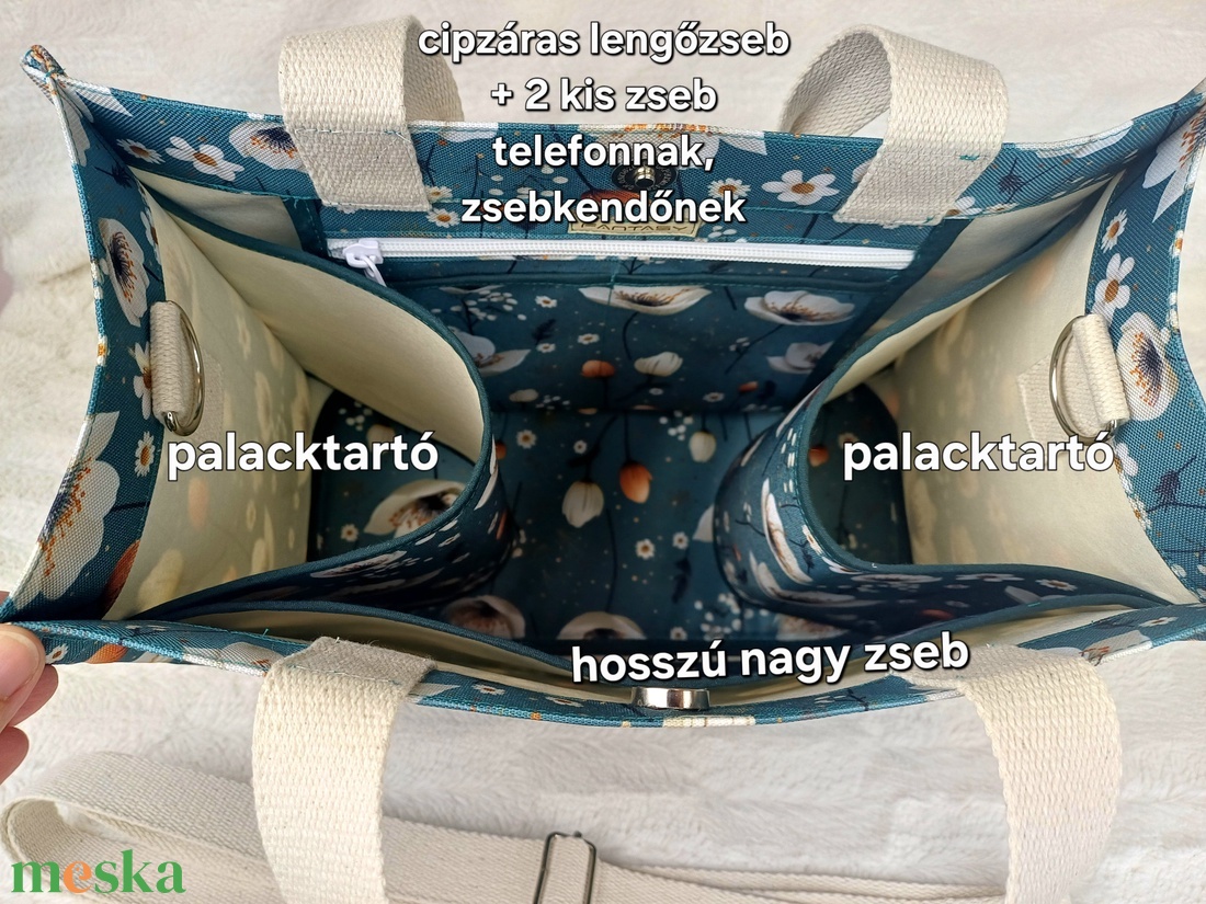 Shopper, bevásárló, válltáska - táska & tok - kézitáska & válltáska - kézitáska - Meska.hu