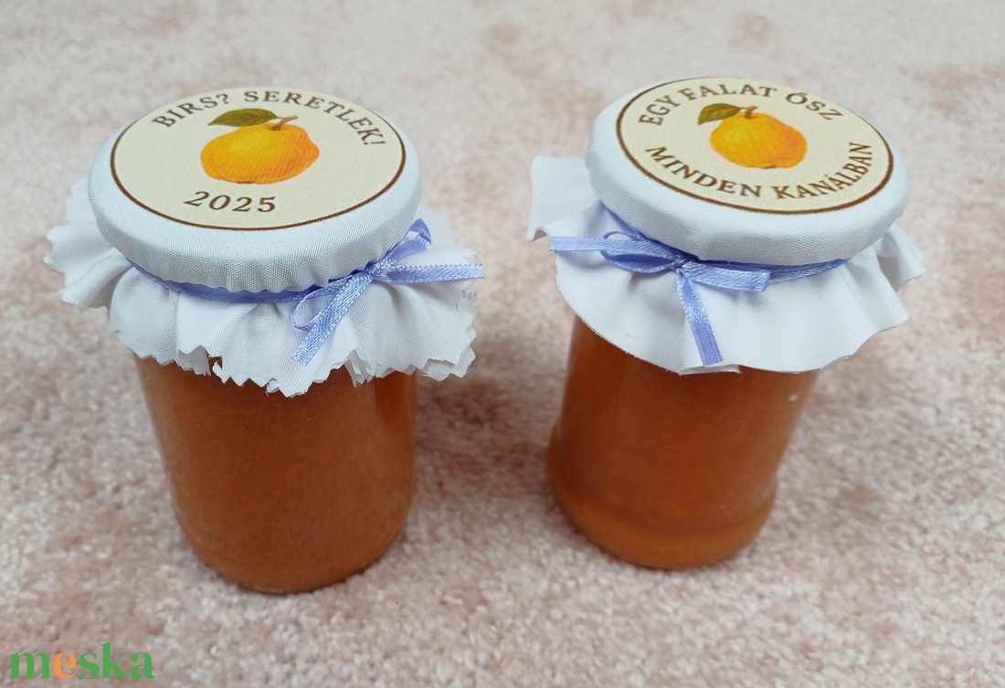 Felirat lekvárra, lekváros üveg kendő, egyediesíthető lekvárfedő - diy (csináld magad) - szolgáltatás - Meska.hu