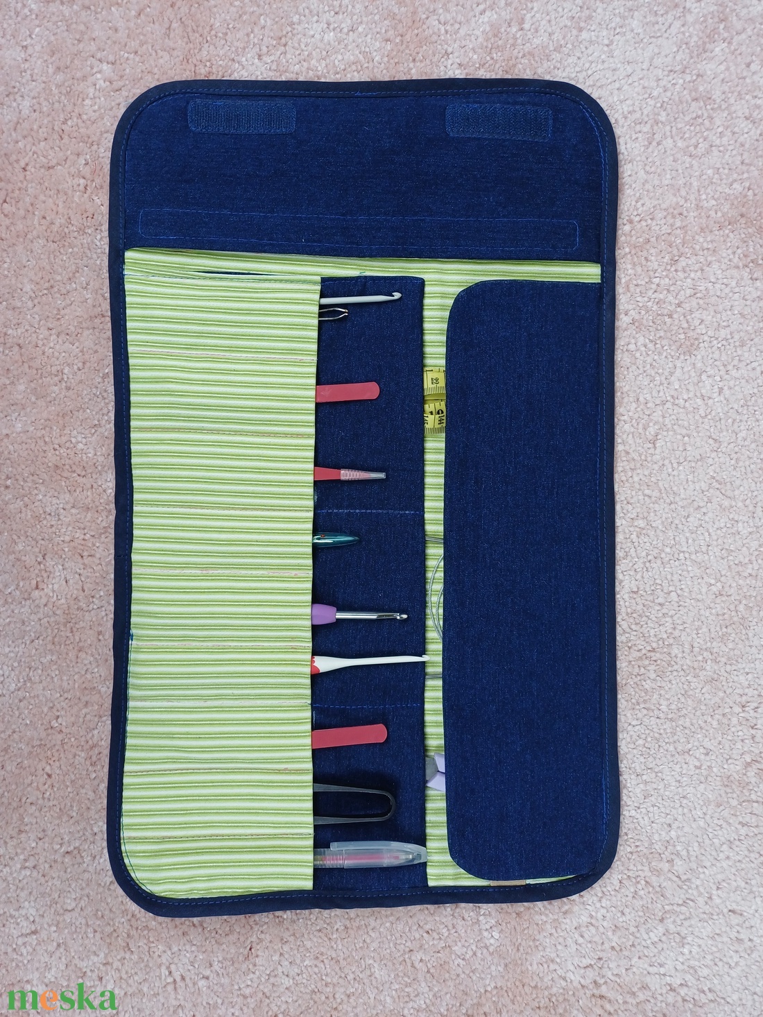 Horgolótű tartó,  kötőtűtartó  - otthon & életmód - lakástextil - varrókellék - Meska.hu