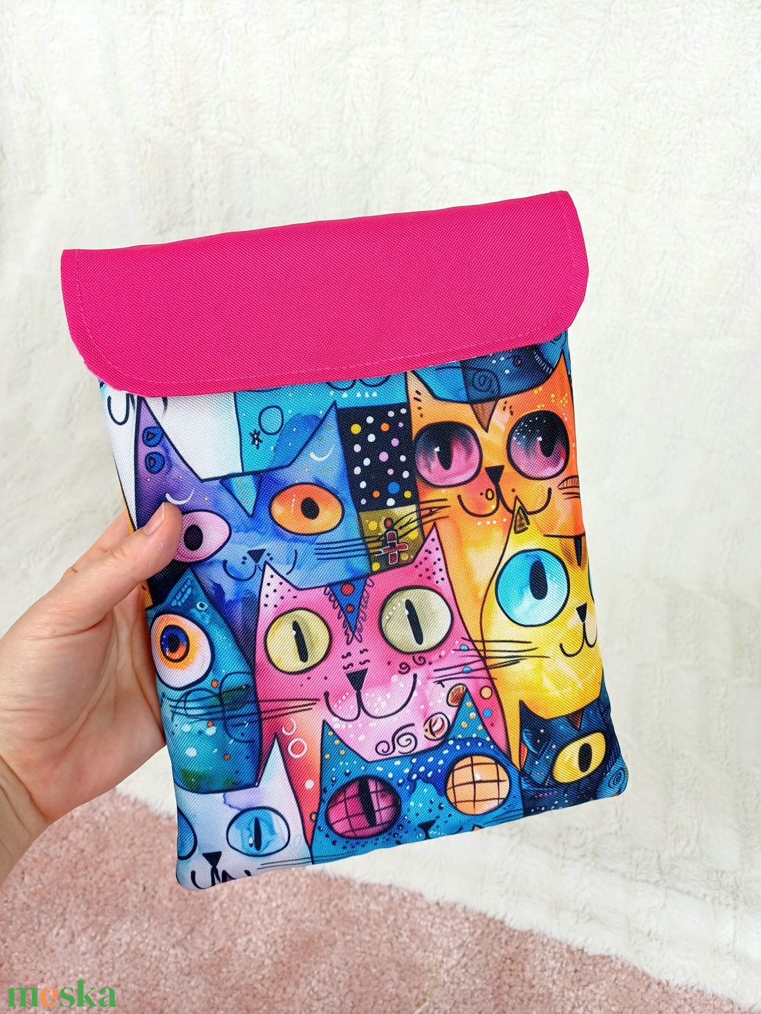 Könyvtok lehajtófedéllel, mágneskapoccsal - könyv & zene - könyvtok - Meska.hu