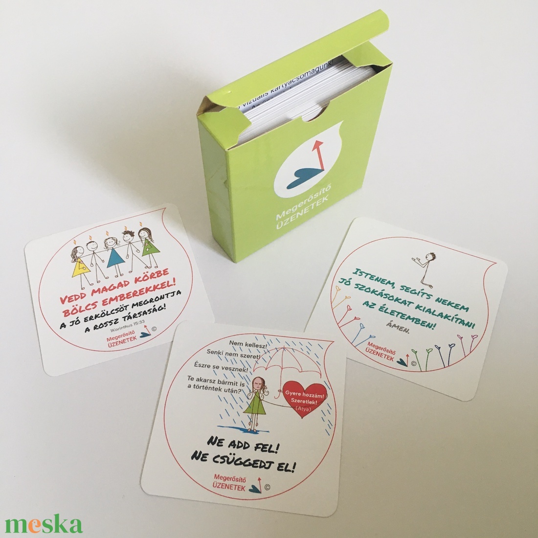 Motivációs kártyák, Megerősítő üzenetek, idézetes kártya - otthon & lakás - vallás - házi áldás - Meska.hu
