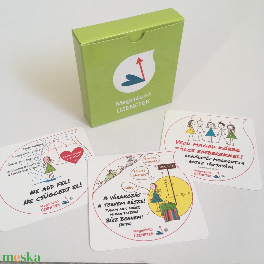 Motivációs kártyák, Megerősítő üzenetek, idézetes kártya - otthon & lakás - vallás - házi áldás - Meska.hu