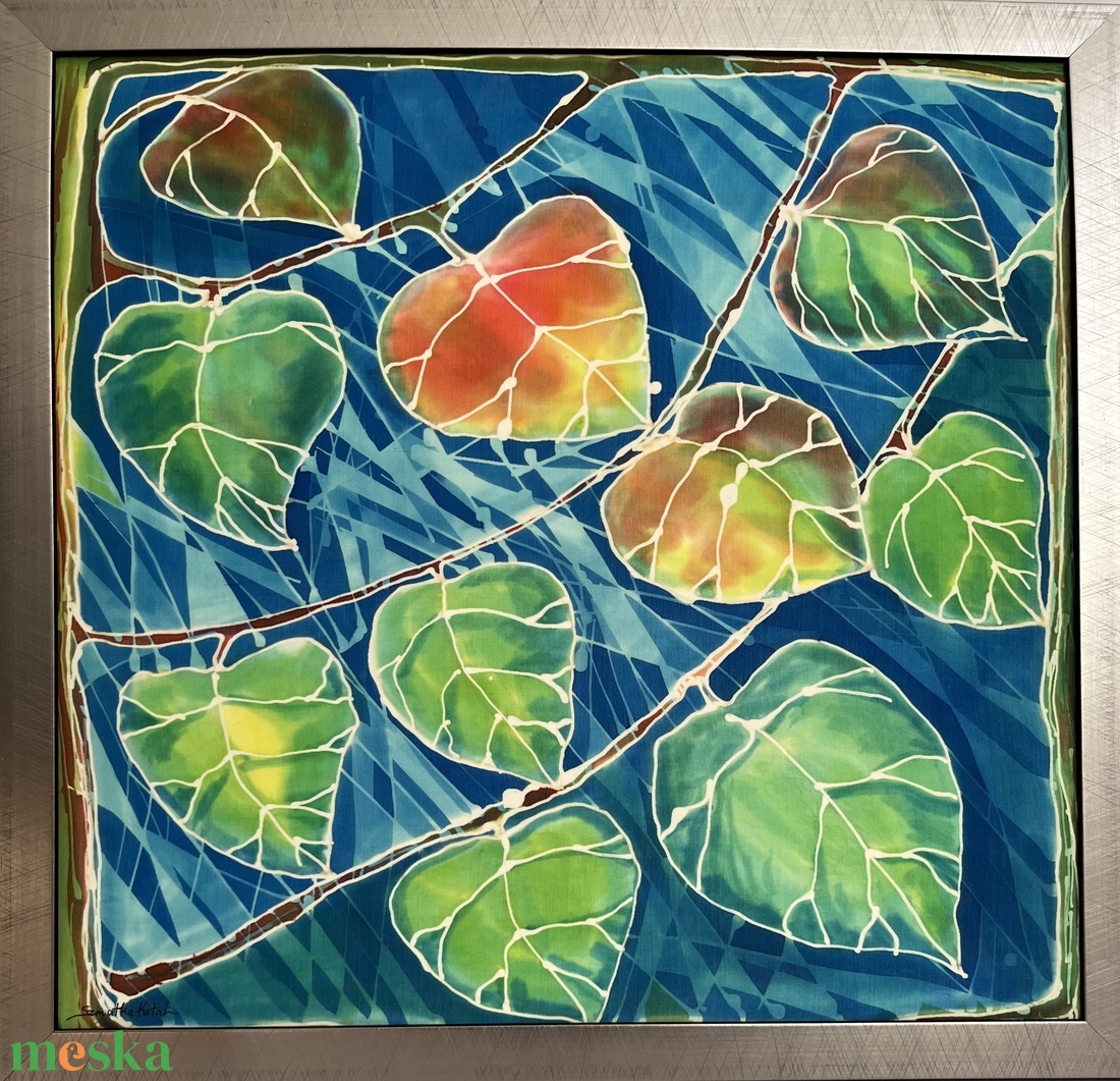 Festmény Modern kerettel, falikép - művészet - festmény - festmény vegyes technika - Meska.hu