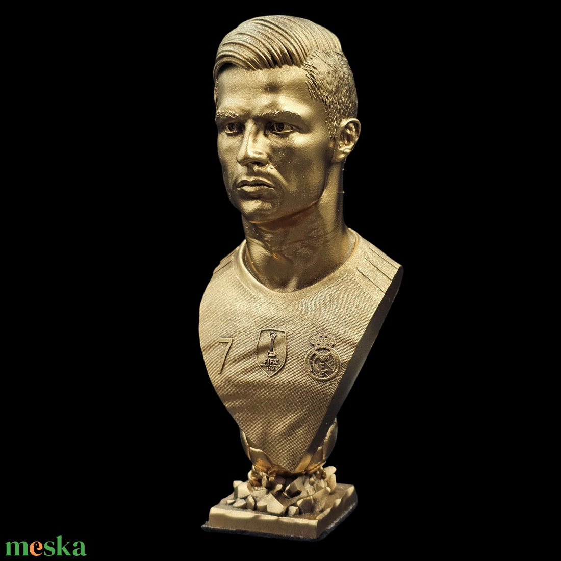 Ronaldo szobor - művészet - szobor - kerámia - Meska.hu