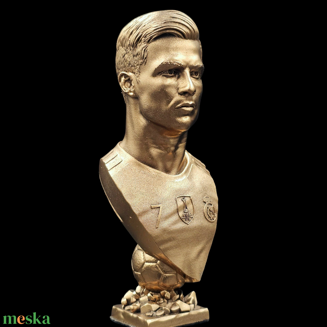 Ronaldo szobor - művészet - szobor - kerámia - Meska.hu
