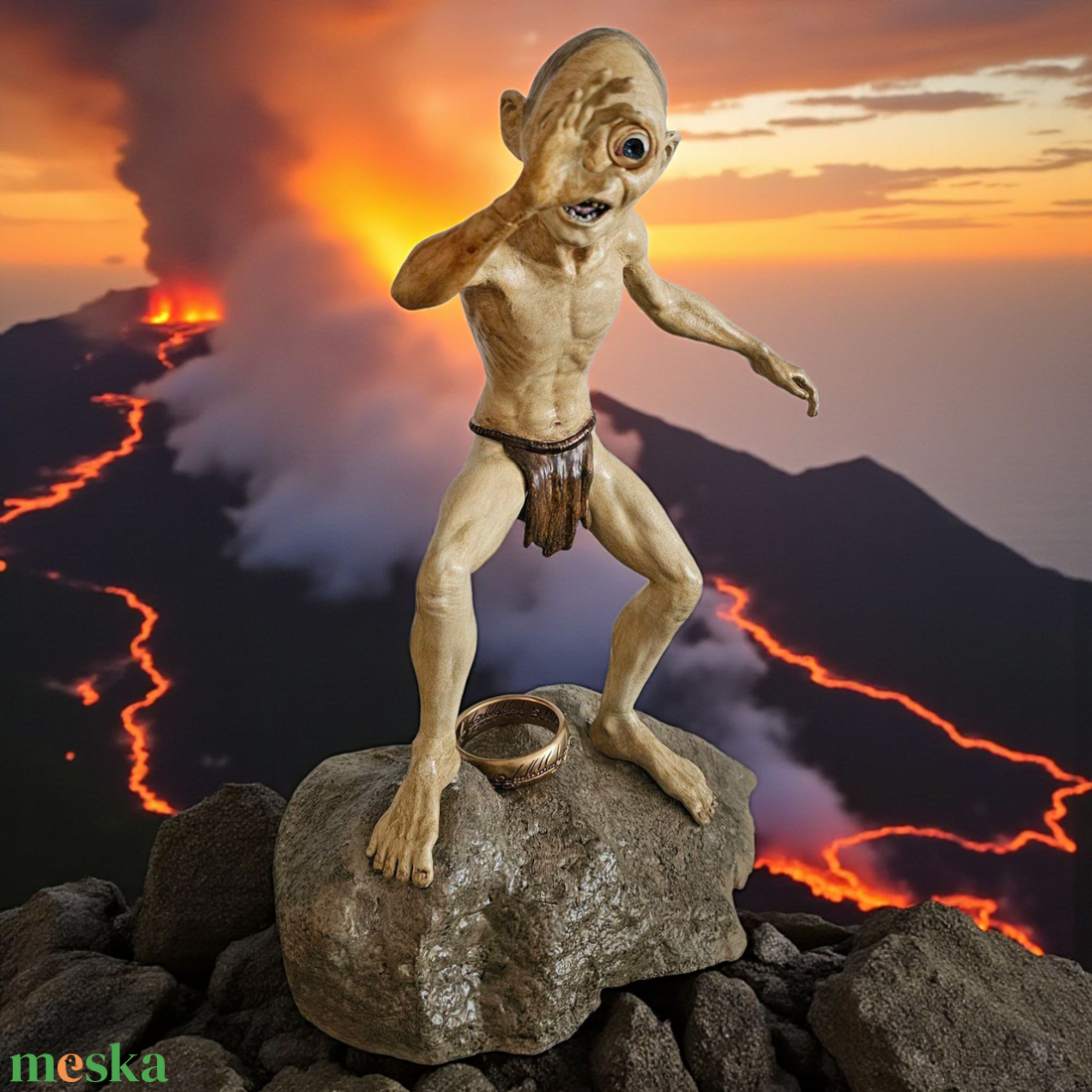 Smeagol - Gyűrűk ura - művészet - szobor - kerámia - Meska.hu Smeagol - Gyűrűk ura - művészet - szobor - kerámia - Meska.hu