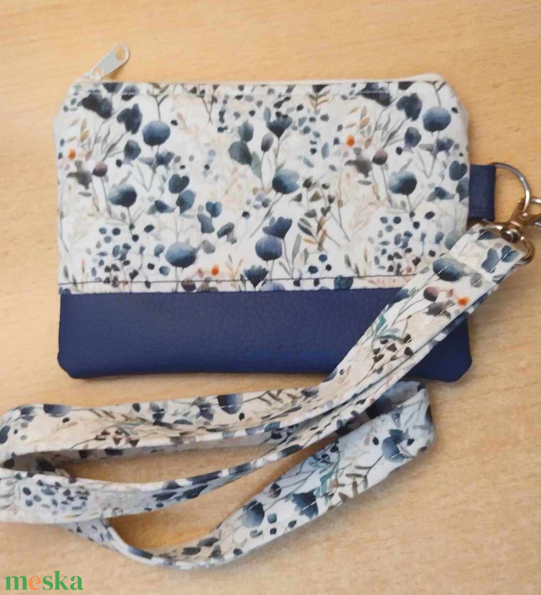 Nyakpántos kulcstartó pamutvászonból  - táska & tok - kulcstartó & táskadísz - kulcstartó - Meska.hu