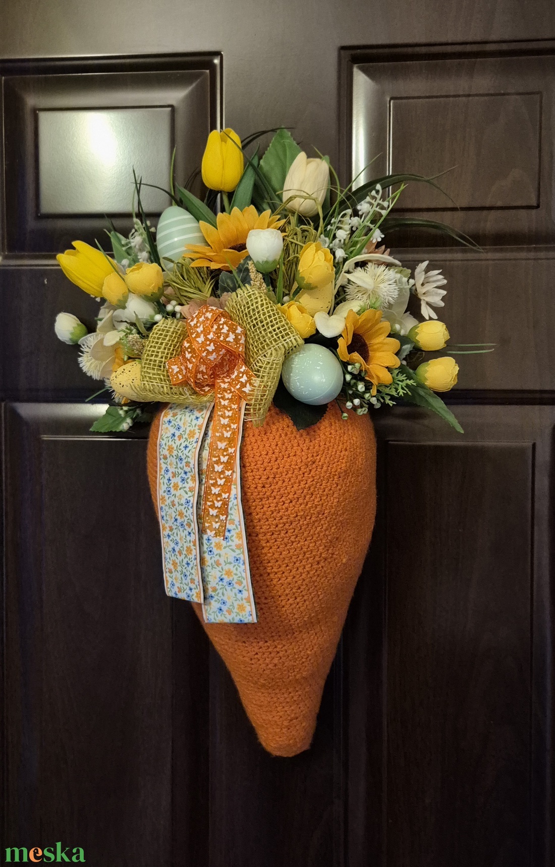 Húsvéti ajtódísz - otthon & életmód - dekoráció - ajtó- és ablak dekoráció - ajtódísz & kopogtató - Meska.hu