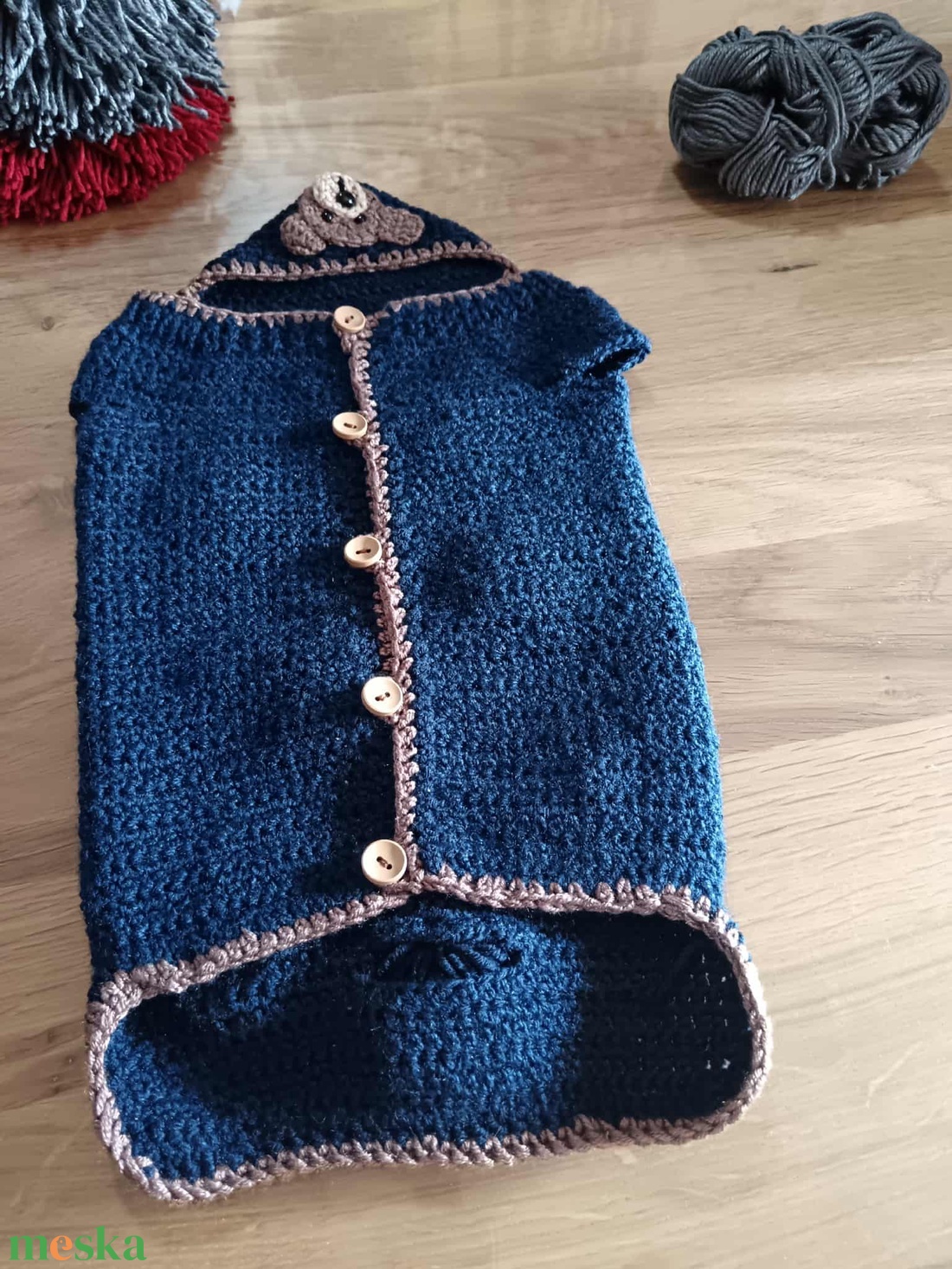 Horgolt kutyaruha - otthon & életmód - kisállatoknak - kutyáknak - kutya ruházat - Meska.hu