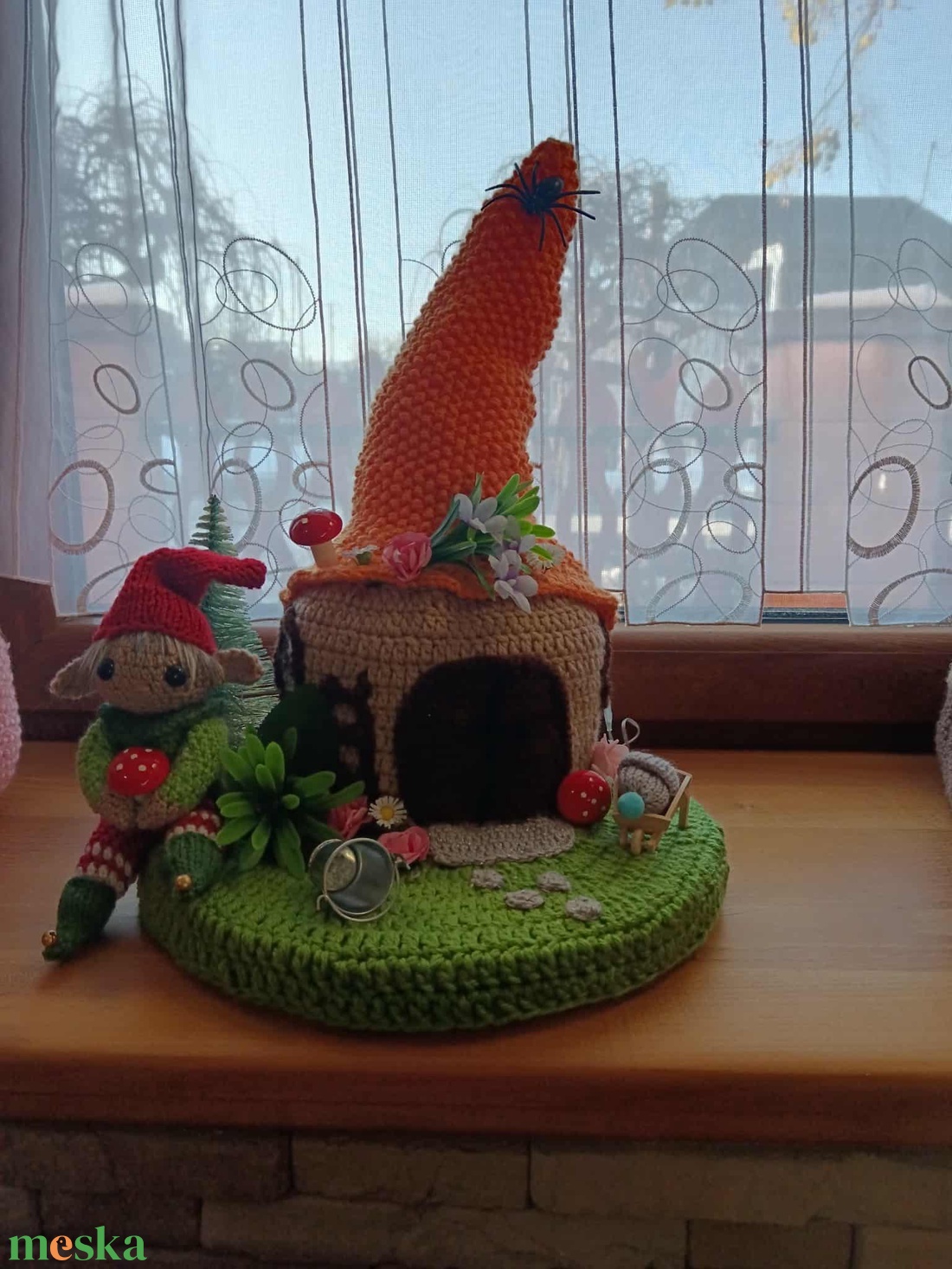 Manóház - karácsony - karácsonyi lakásdekoráció - karácsonyi falu, házikó - Meska.hu