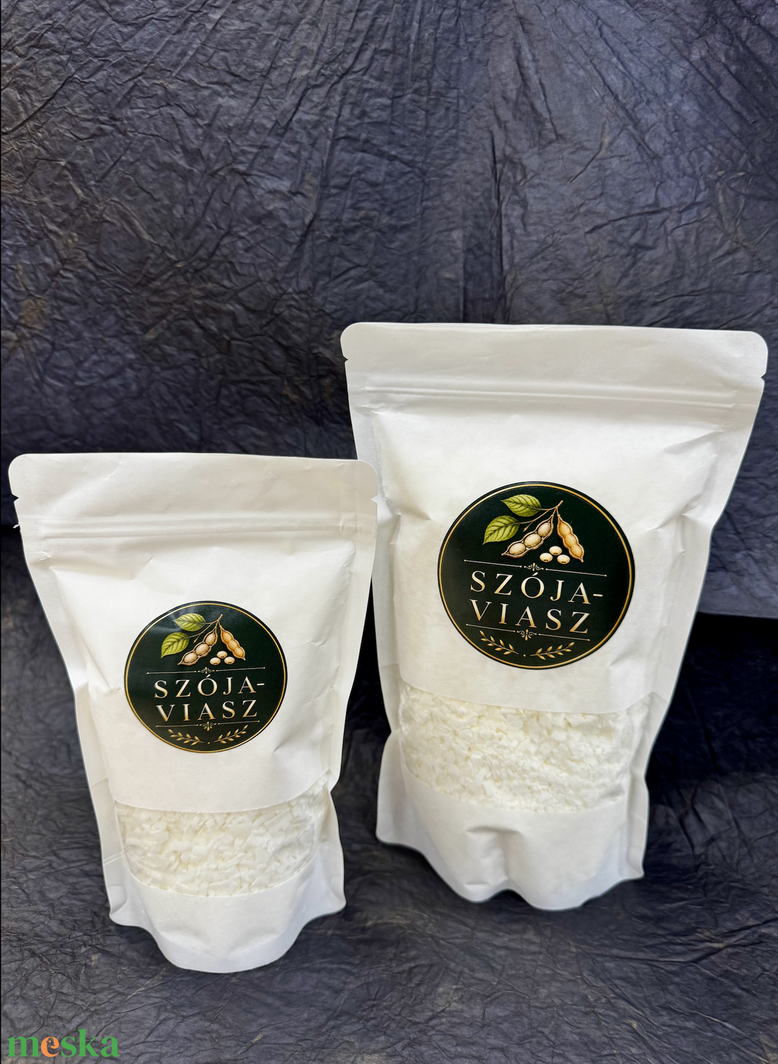 Szójaviasz 500g DIY alapanyag - kellékek & szerszámok - vegyes alapanyag - gyertya alapanyag - szójaviasz gyertya alapanyag - Meska.hu