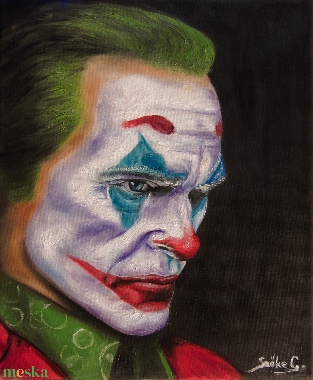 Joker Szőke Gábor olajfestmény - művészet - festmény - olajfestmény - Meska.hu Joker Szőke Gábor olajfestmény - művészet - festmény - olajfestmény - Meska.hu