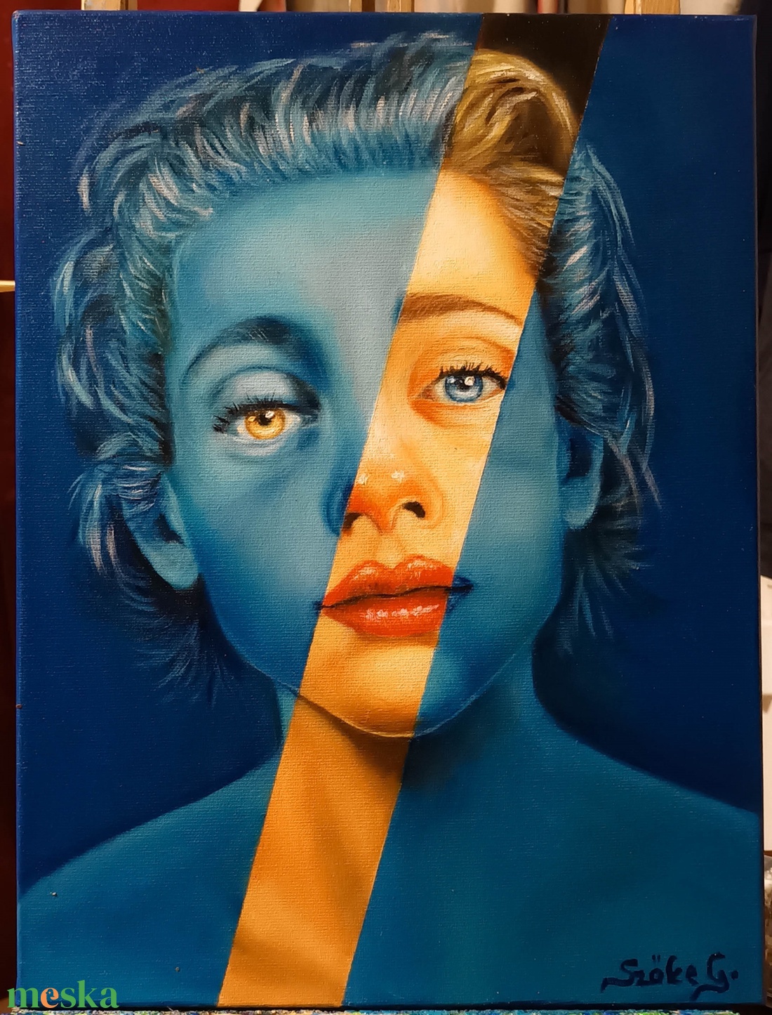 Megfigyelő Szőke Gábor olajfestmény - művészet - festmény - olajfestmény - Meska.hu Megfigyelő Szőke Gábor olajfestmény - művészet - festmény - olajfestmény - Meska.hu