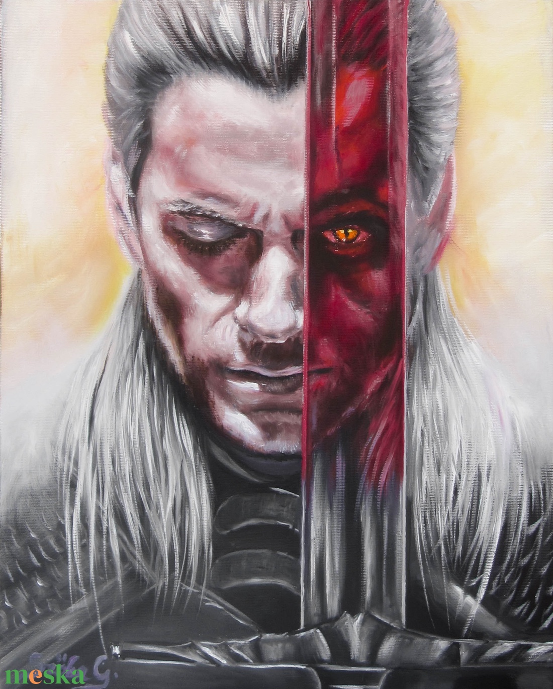 Witcher Szőke Gábor olajfestmény - művészet - festmény - olajfestmény - Meska.hu Witcher Szőke Gábor olajfestmény - művészet - festmény - olajfestmény - Meska.hu