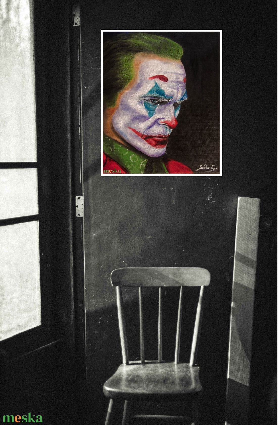 Joker Szőke Gábor olajfestmény - művészet - festmény - olajfestmény - Meska.hu Joker Szőke Gábor olajfestmény - művészet - festmény - olajfestmény - Meska.hu
