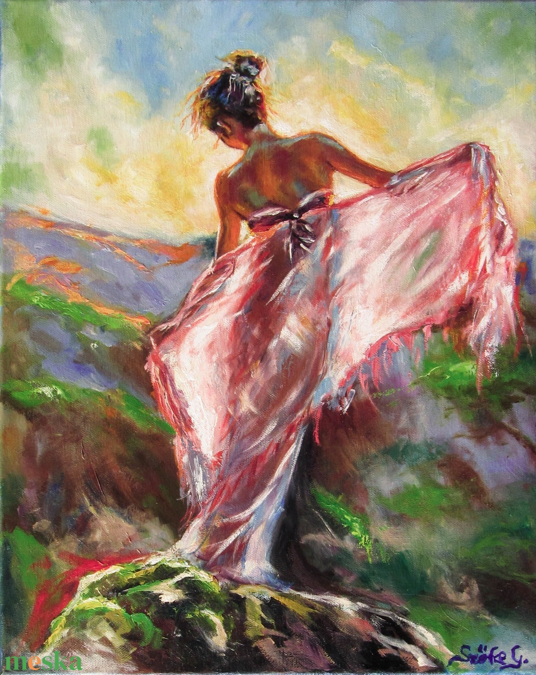 Táncolj a széllel Szőke Gábor olajfestmény - művészet - festmény - olajfestmény - Meska.hu Táncolj a széllel Szőke Gábor olajfestmény - művészet - festmény - olajfestmény - Meska.hu