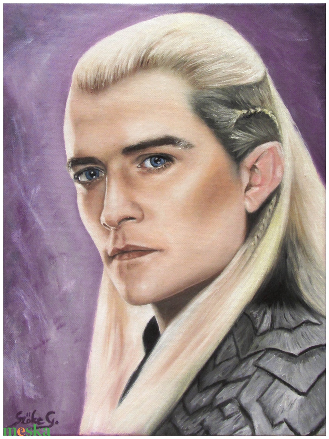 Legolas Szőke Gábor olajfestmény - művészet - festmény - olajfestmény - Meska.hu