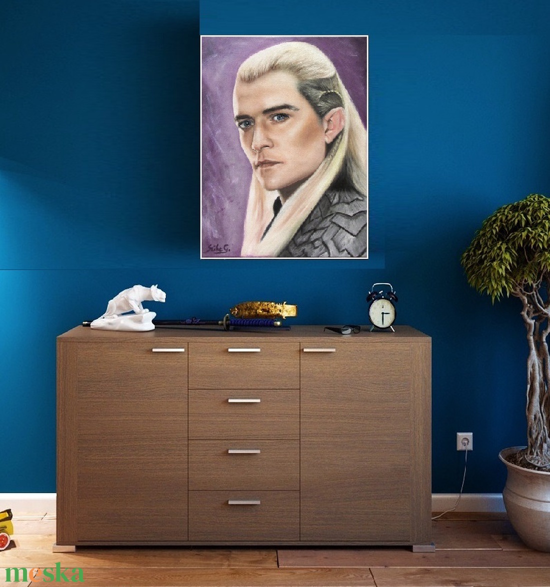 Legolas Szőke Gábor olajfestmény - művészet - festmény - olajfestmény - Meska.hu