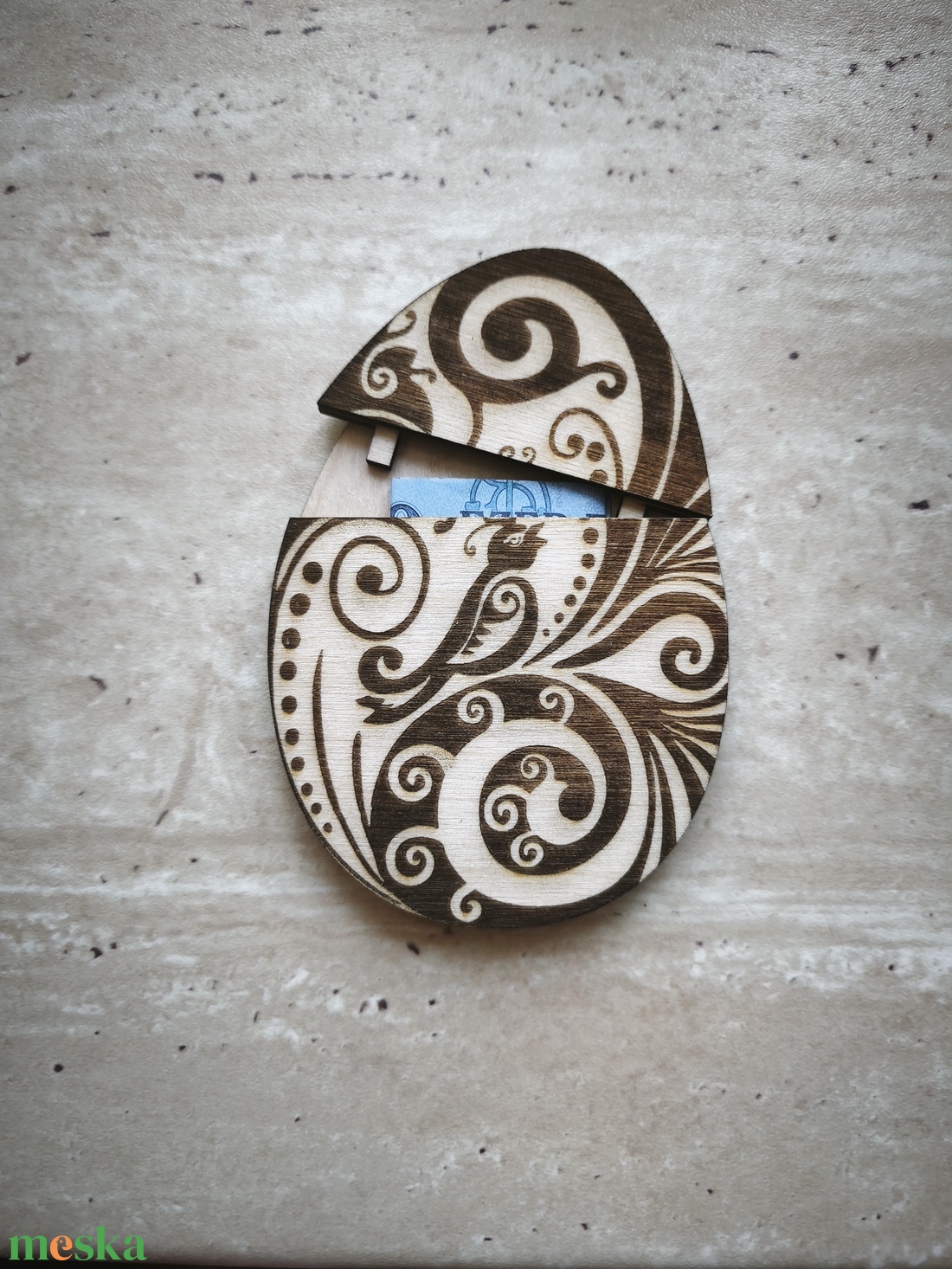 Húsvéti pénzátadó - ünnepi díszek, dekorációk - húsvéti díszek és dekorációk - húsvéti ajándékátadó - Meska.hu