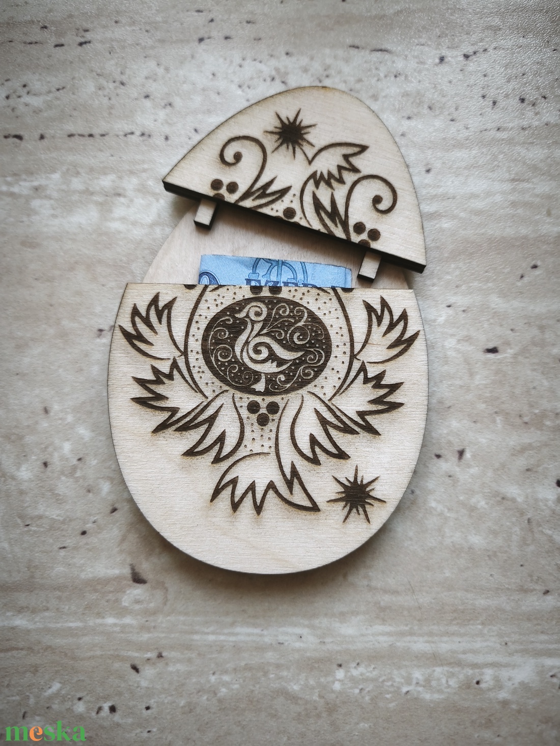 Húsvéti pénzátadó - ünnepi díszek, dekorációk - húsvéti díszek és dekorációk - húsvéti ajándékátadó - Meska.hu