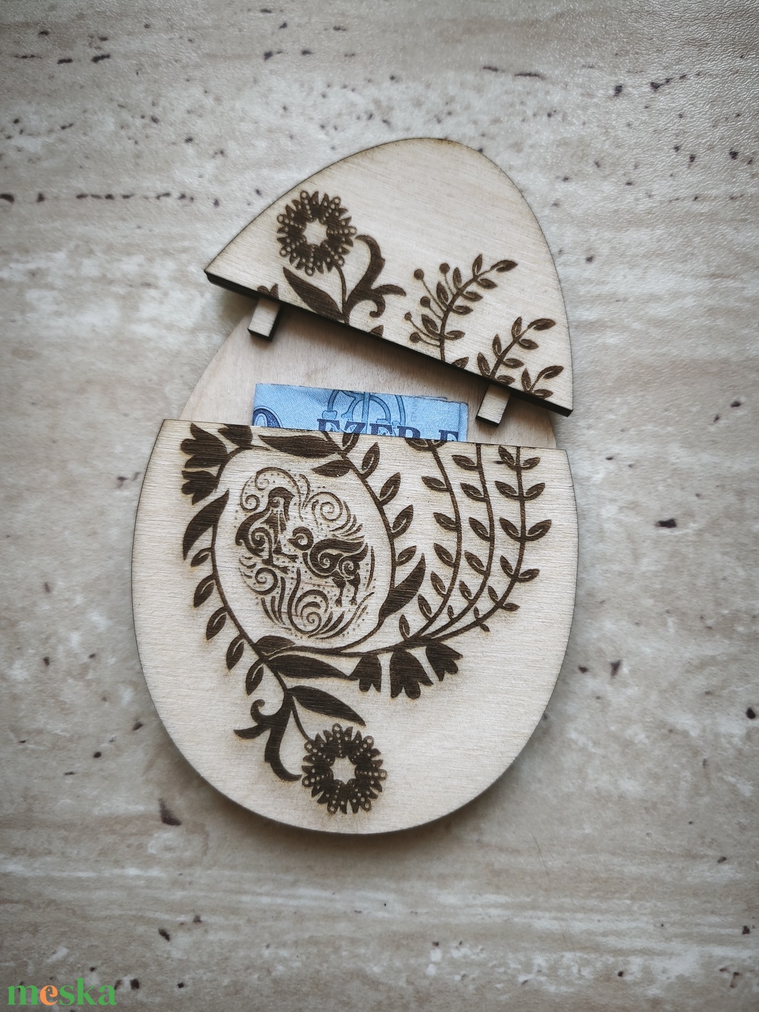 Húsvéti pénzátadó - ünnepi díszek, dekorációk - húsvéti díszek és dekorációk - húsvéti ajándékátadó - Meska.hu