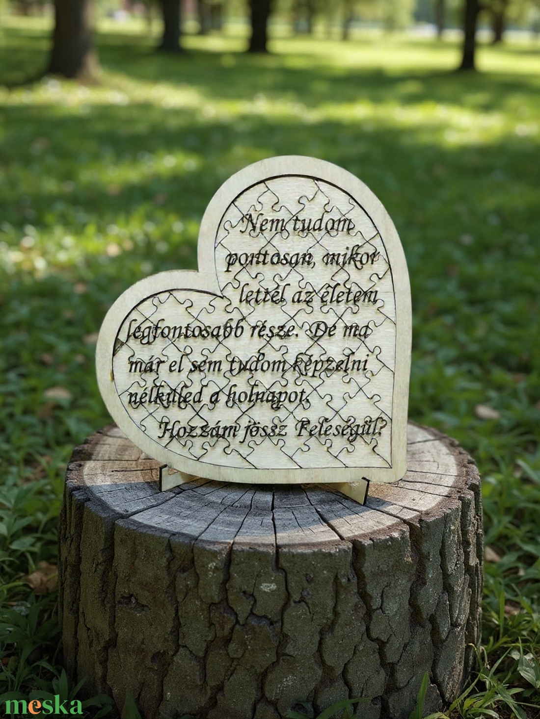 Lánykérő puzzle - esküvő - meghívó & kártya - tanú felkérő - Meska.hu