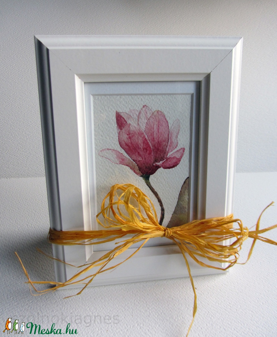 Sokáig gyönyörködtető akvarell virágok - Magnolia sorozat -  - Meska.hu