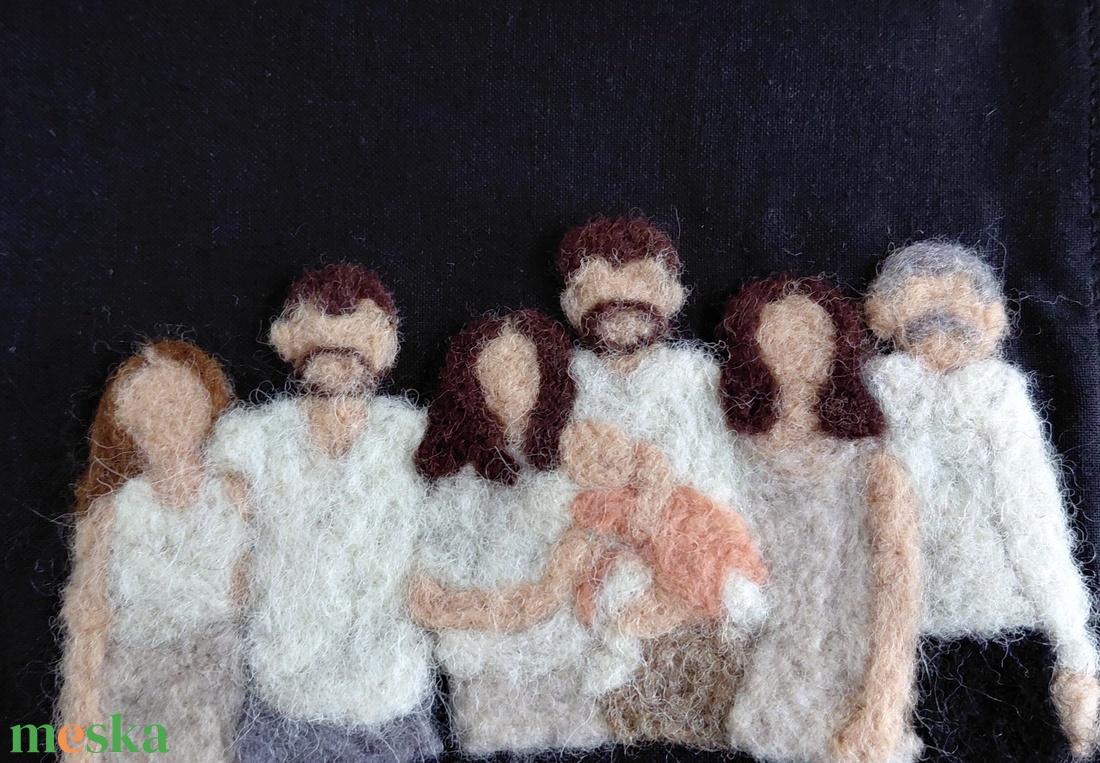 Könyvboritó nemezképpel -  - Meska.hu