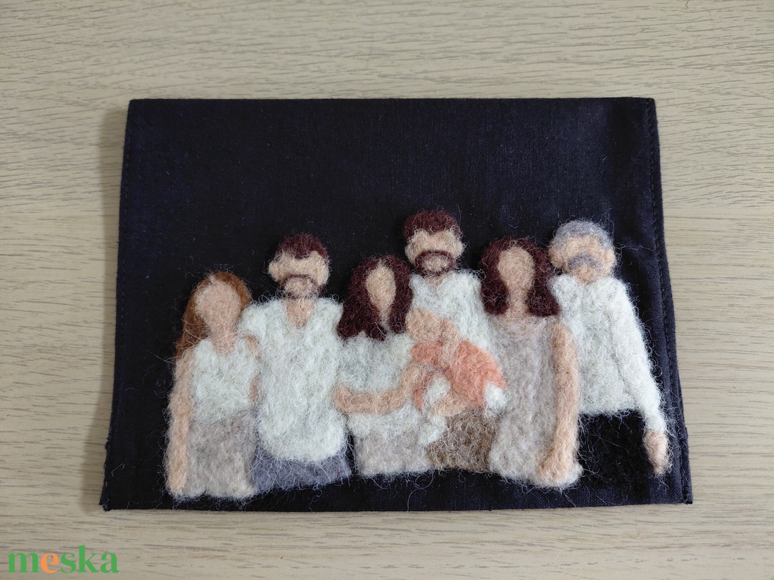 Könyvboritó nemezképpel -  - Meska.hu