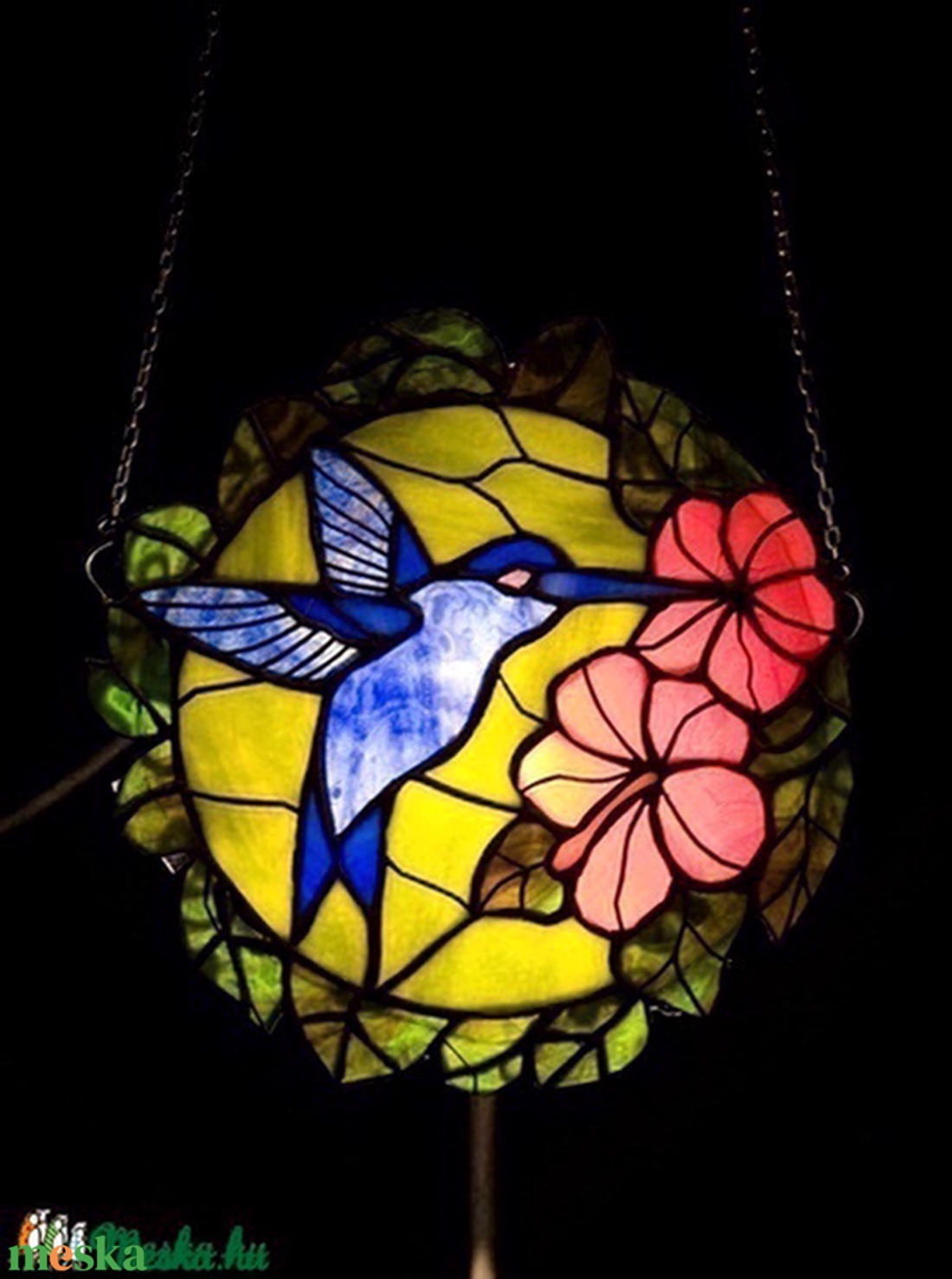 Kék kolibris tiffany ablakdísz - otthon & életmód - dekoráció - kép & falikép - mozaik kép - Meska.hu Kék kolibris tiffany ablakdísz - otthon & életmód - dekoráció - kép & falikép - mozaik kép - Meska.hu