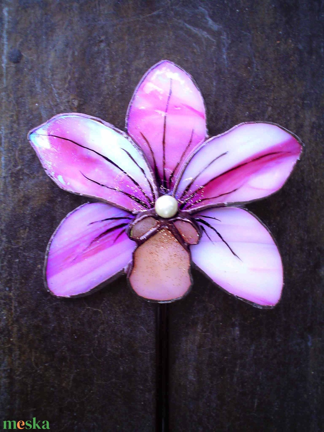 Tiffany Orchidea virágdísz Bálint napra - otthon & lakás - dekoráció - Meska.hu Tiffany Orchidea virágdísz Bálint napra - otthon & lakás - dekoráció - Meska.hu