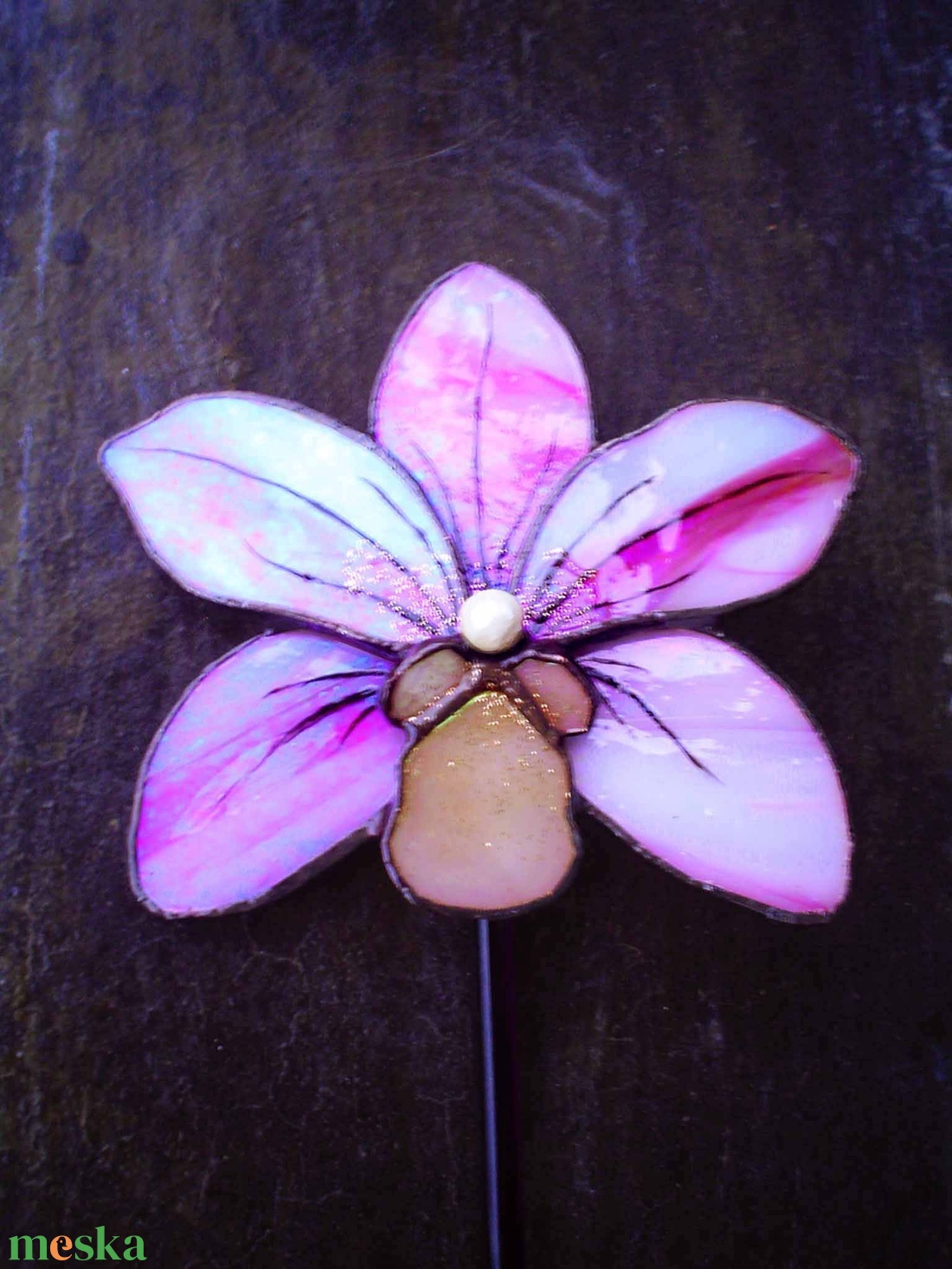 Tiffany Orchidea virágdísz Bálint napra - otthon & lakás - dekoráció - Meska.hu Tiffany Orchidea virágdísz Bálint napra - otthon & lakás - dekoráció - Meska.hu