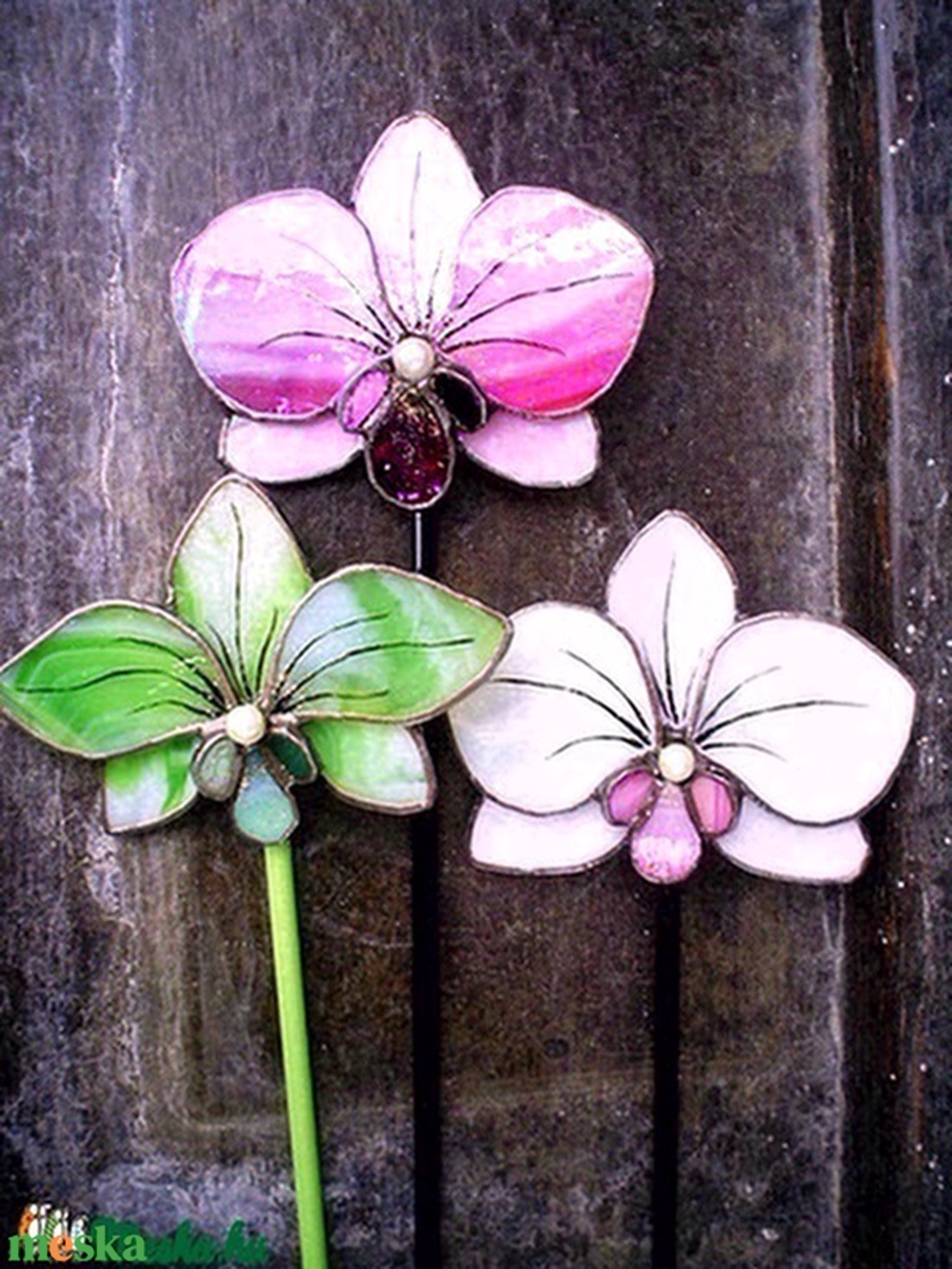 Tiffany Orchidea virágdísz Bálint napra - otthon & lakás - dekoráció - Meska.hu Tiffany Orchidea virágdísz Bálint napra - otthon & lakás - dekoráció - Meska.hu