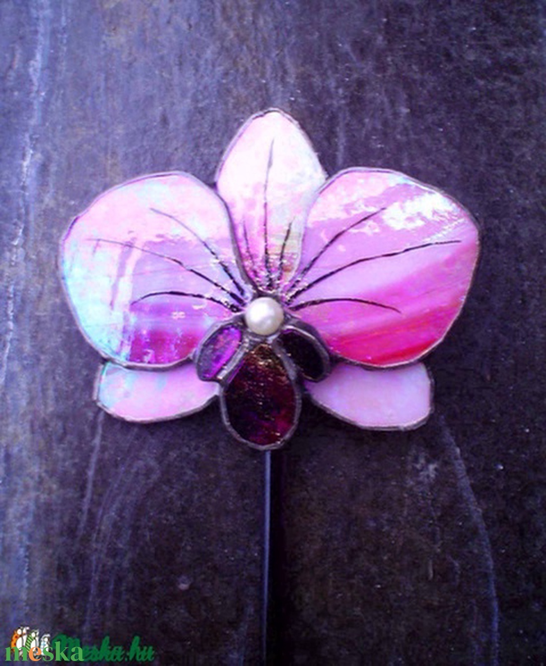 Tiffany Orchidea virágdísz Bálint napra - otthon & életmód - dekoráció - virágdísz és tartó - csokor & virágdísz - Meska.hu Tiffany Orchidea virágdísz Bálint napra - otthon & életmód - dekoráció - virágdísz és tartó - csokor & virágdísz - Meska.hu