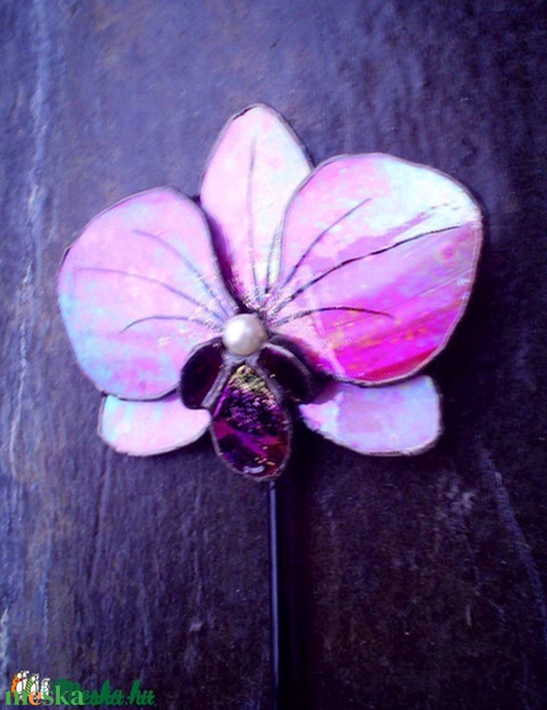 Tiffany Orchidea virágdísz Bálint napra - otthon & életmód - dekoráció - virágdísz és tartó - csokor & virágdísz - Meska.hu Tiffany Orchidea virágdísz Bálint napra - otthon & életmód - dekoráció - virágdísz és tartó - csokor & virágdísz - Meska.hu