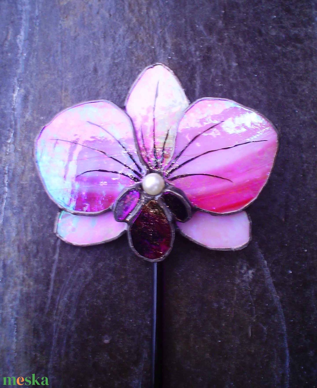 3 db Tiffany Orchidea örök-virágdísz - otthon & életmód - dekoráció - virágdísz és tartó - csokor & virágdísz - Meska.hu 3 db Tiffany Orchidea örök-virágdísz - otthon & életmód - dekoráció - virágdísz és tartó - csokor & virágdísz - Meska.hu