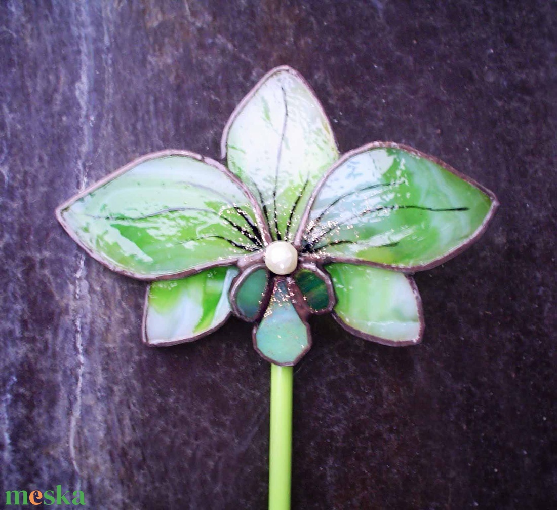 3 db Tiffany Orchidea örök-virágdísz - otthon & életmód - dekoráció - virágdísz és tartó - csokor & virágdísz - Meska.hu 3 db Tiffany Orchidea örök-virágdísz - otthon & életmód - dekoráció - virágdísz és tartó - csokor & virágdísz - Meska.hu