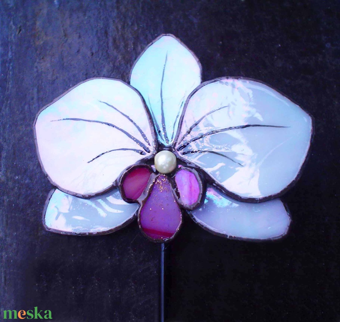 3 db Tiffany Orchidea örök-virágdísz - otthon & életmód - dekoráció - virágdísz és tartó - csokor & virágdísz - Meska.hu 3 db Tiffany Orchidea örök-virágdísz - otthon & életmód - dekoráció - virágdísz és tartó - csokor & virágdísz - Meska.hu