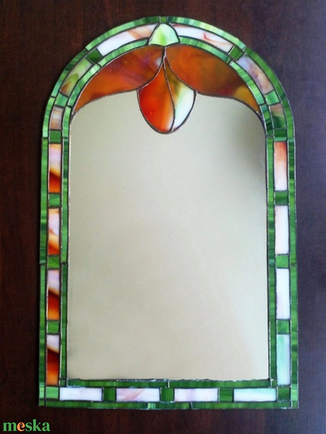 Sziromégbolt tiffany tükör -  - Meska.hu