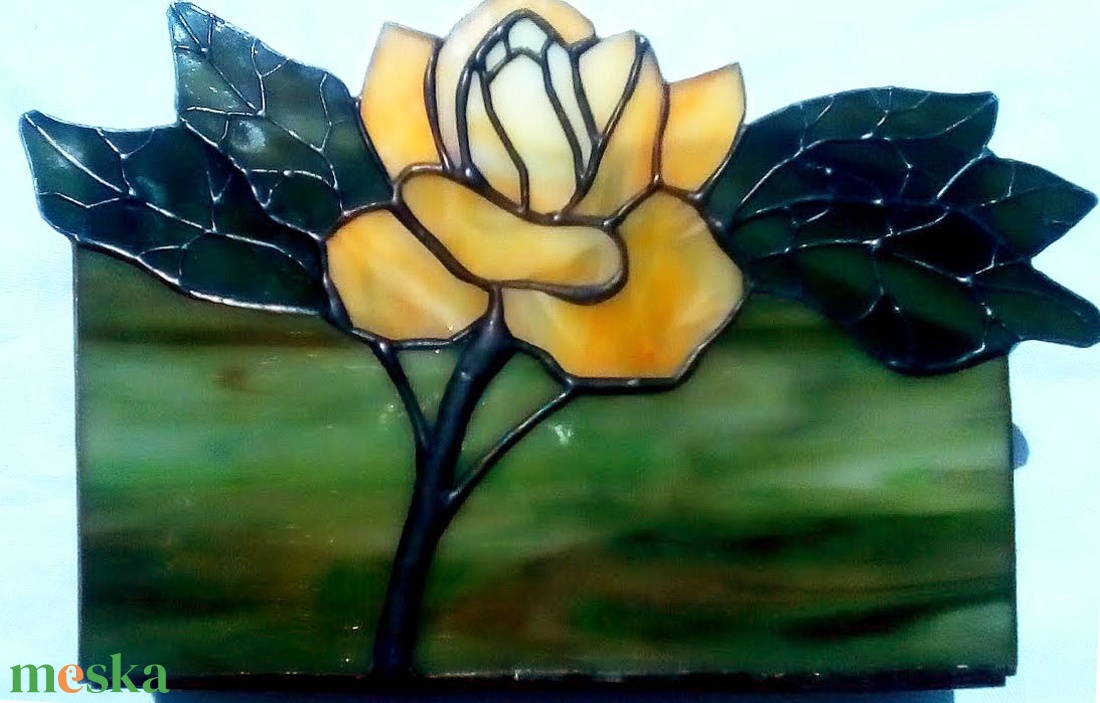 Art Nuovo sárga rózsás tiffany ékszerdoboz - ékszer - ékszertartó - ékszerdoboz - Meska.hu Art Nuovo sárga rózsás tiffany ékszerdoboz - ékszer - ékszertartó - ékszerdoboz - Meska.hu